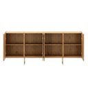 Ver imagem 6 de Buffet Aparador Lyon N02 4 Portas MDF 180cm Cinamomo e Champanhe Mpozenato