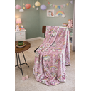 Ver imagem 2 de Manta Cobertor Brilha no Escuro Infantil Unicornio Arco Íris Menina 1,80x2,00cm Quentinha e Macia