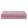Kit 2 Tolhas De Piso Pezinho LuxuSoft BathMat Alta Absorção:Rosa Barroco - 1