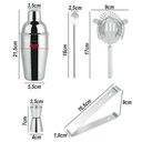 Ver mais imagens de Kit Caipirinha Coqueteleira Profissional Aço Inox 5 Peças