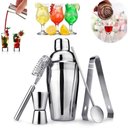 Ver imagem 6 de Kit Caipirinha Coqueteleira Profissional Aço Inox 5 Peças