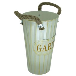 Vaso de Metal Elegante Design Sofisticado 15x25cm - 2