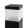 Poste Balizador Preto 20cm P/ Jardim Em Alumínio St2791 - 5