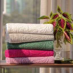 Toalha de Banho Atlântica Nice 100% Algodão 70x140 Branco - 5