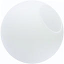 Ver imagem 1 de Globo Vidro 15cm Esfera Bola Bolinha Jabuticaba Branco Fosco Leitoso Gimpo Globo15-branco