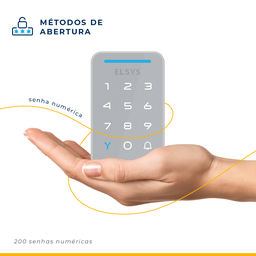 Fechadura Digital de Sobrepor Dance Esf-ds910v Prata Elsys - 2