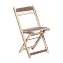 Ver imagem 1 de Cadeira Dobrável 100% Madeira Maciça Ypê Ideal para Áreas Externas e Internas Natural