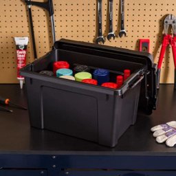 Jogo 3 Caixas Organizadora 30 Litros com Tampa e Trava Lateral - Uninjet - 7 Jogo 3 Caixas Organizadora 30 Litros com Tampa e Trava Lateral - Uninjet - 7