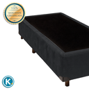 Ver imagem 3 de Cama Box Solteiro Cinza Nature 88x188