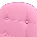 Ver imagem 6 de Kit 2 Cadeiras Office Botonê Giratória Ergonômica para Escritório Rosa