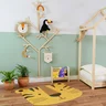 Cabideiro Árvore de Parede Premium para Quarto Infantil Bebê Prateleira Vertical Nichos Suporte emm - 4