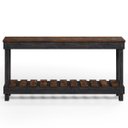 Ver imagem 2 de Aparador de Madeira com Prateleira Walnut Distressado