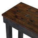 Ver imagem 3 de Aparador de Madeira com Prateleira Walnut Distressado