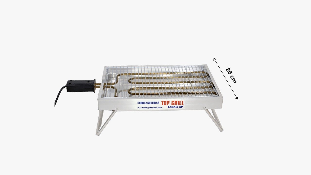 Churrasqueira Elétrica Alumínio Top Grill 1:110v - 3