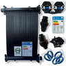 Aquecedor Solar Piscinas - 33 Placas Coletoras 4 metros + Válvulas - Marca Ts Solar - 1