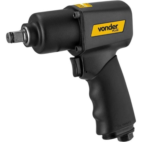 Chave de Impacto Pneumática 1-2'' 124,4 Kgf Cip 128 Vonder Plus