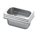 Ver imagem 1 de CONJ 3 CUBAS Gastronômicas Em INOX GN 1/9x100 mm 900 ML "SB"