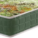 Ver imagem 4 de Colchão Viúva Espuma D70/d28 Atlanta Verde 128x188x17cm Dupla Face Bordado