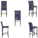 Ver imagem 5 de Mesa Bistro e 4 Banquetas Roma Marrom Corda Náutica 11 Trama Original