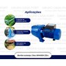 Bomba Auto Aspirante 0,5cv Claw Wma50h - Vazão 50l/min - Altura 30m.c.a - 3