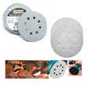 Ver imagem 1 de Kit 10 Un Disco Lixa de Fecho de Contato Branco Starfer 150mm Grão 80