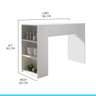Bancada Ilha para Cozinha 136x93cm Mdp Branco 0565 - 3
