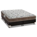 Ver imagem 1 de Cama Box King: Colchão Espuma D45 Probel Hiper Resistente Pró Dormir Sênior + Base CRC Suede