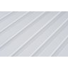 Cabeceira Ripada Casal Modular MDF Ripado 140x60cm fixa com fita:Branco - 6