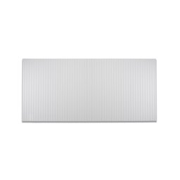 Cabeceira Ripada Casal Modular MDF Ripado 140x60cm fixa com fita:Branco - 8