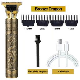 Máquina de Cortar Cabelo e Acabamento Profissional Dragon - 7