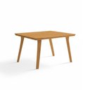 Ver imagem 1 de Mesa de Jantar em Madeira Maciça e Millena 120cm Robusta Imbuia