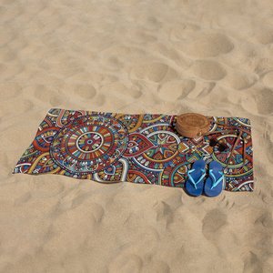 Toalha de Praia / Banho Mandala Multicolor
