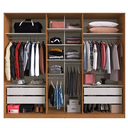 Ver imagem 2 de ROUPEIRO HERVAL PH 1720 - COR CARVALHO VERMONTT - SEM ESPELHO