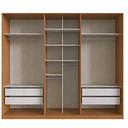 Ver imagem 3 de ROUPEIRO HERVAL PH 1720 - COR CARVALHO VERMONTT - SEM ESPELHO