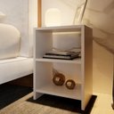 Ver imagem 2 de Mesa de Cabeceira Ibiza Pequena e Elegante Estilo Minimalista