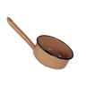 Papeiro Esmaltado Marrom No 16 EWEL Ref 205.002205002:BRANCO - 3