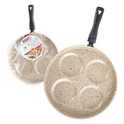 Frigideira Multiuso Divisórias Antiaderente Cor Bege Stone - 4