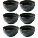 Ver imagem 1 de Jogo 6 Molheiras Ramequins Pequenos 50ml Cerâmica Stoneware Orgânico Oceano Porto Brasil