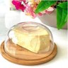 Porta Queijo Queijeira de Bambu com Tampa Acrílico 19cm Yangzi - 3