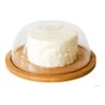 Porta Queijo Queijeira de Bambu com Tampa Acrílico 19cm Yangzi - 4