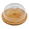 Porta Queijo Queijeira de Bambu com Tampa Acrílico 19cm Yangzi - 1