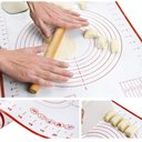 Ver imagem 4 de Esteira de Silicone Antiaderente Walfos, Forro de Cozinha para Forno, 1 Peça de 50x70cm para Massas