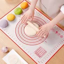 Ver imagem 3 de Esteira de Silicone Antiaderente Walfos, Forro de Cozinha para Forno, 1 Peça de 50x70cm para Massas