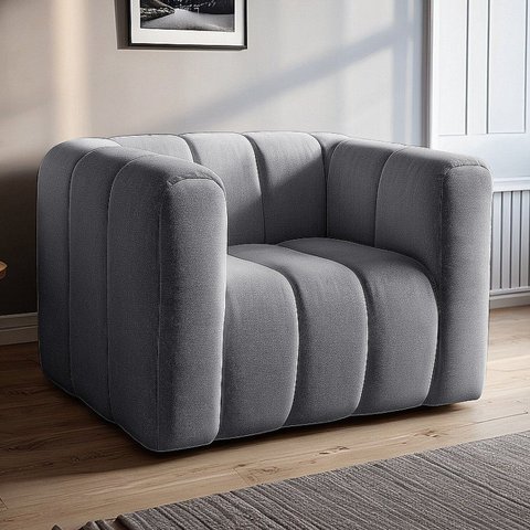 Poltrona Mona Decorativa Retrô Moderna Sala de Estar