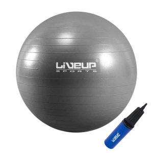 Bola Suíça para Pilates com Bomba de Inflar Live Up - 85cm
