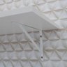 Suporte Simples para Prateleira Mão Francesa Branco – Kit 2 unidades - 2