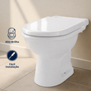 Ver imagem 2 de Tampa Assento para Vaso Sanitário Calypso Incepa Almofadado Branco Durín