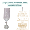 Taça Vidro Casamento Noivos Presente Amor Brinde - 3