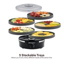 Ver imagem 4 de Elite Gourmet Efd319dkg Desidratador de Alimentos 5 Bandejas Preto/cinza