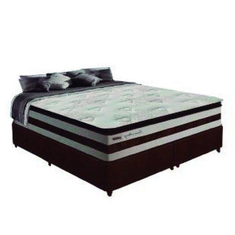 Cama Box Casal Queen 1,58m Colchão Molas Ensacadas 30cm Love Story 158x198x68cm Gazin